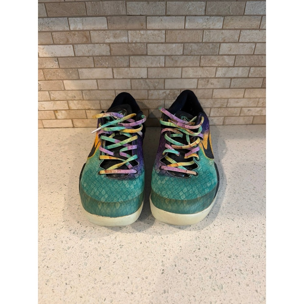 Nike Kobe 8 Easter Basketball Shoes Men's Size 11‎ Teal Purple Orange Sneakers